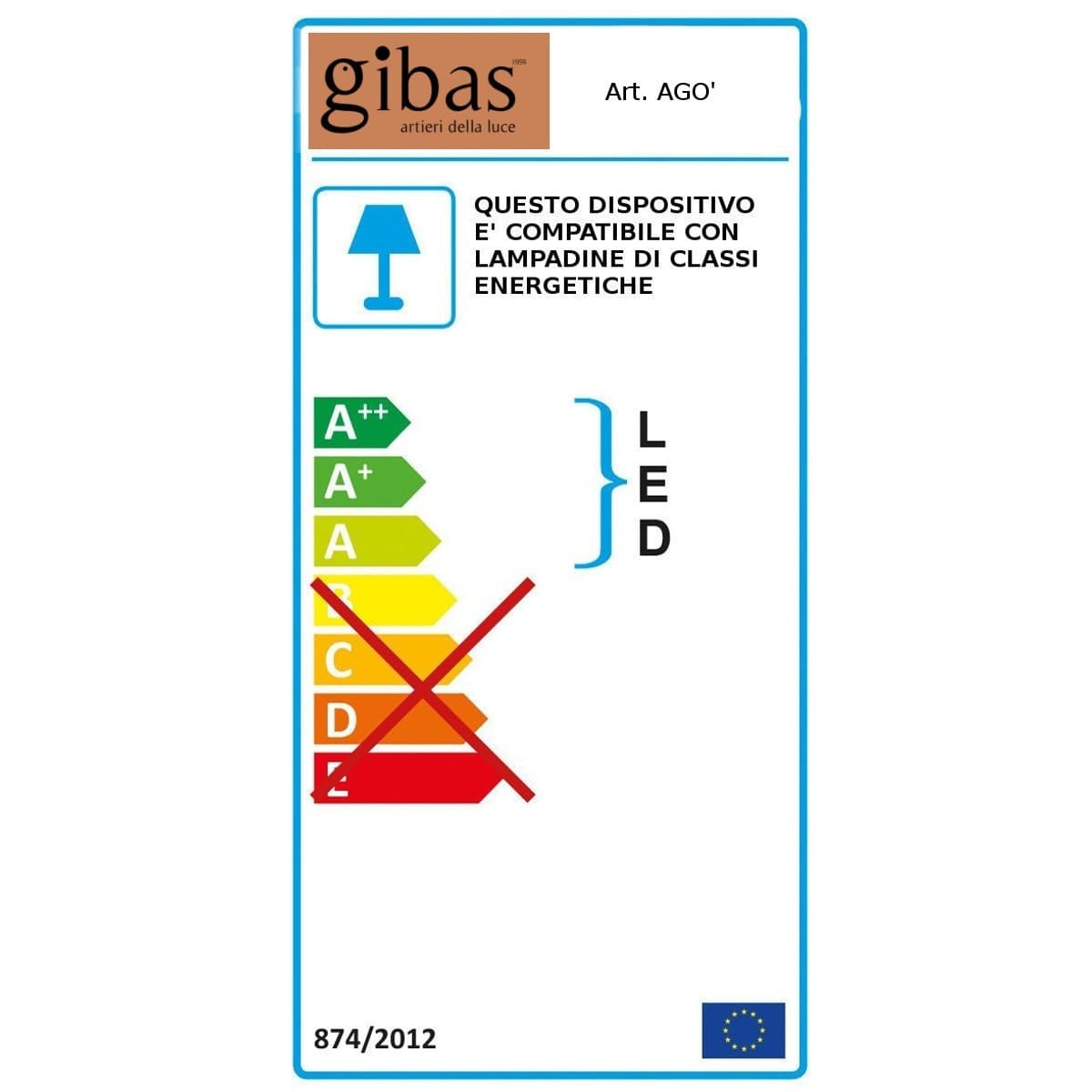Lampadario classico Gibas AGO' 103 19 E27 LED metallo sospensione - 7