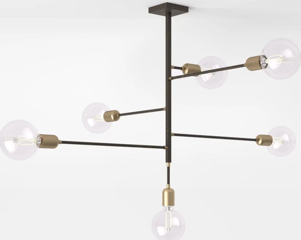 Lampadario classico Gibas AGO' 103 16 E27 LED metallo sospensione - 2