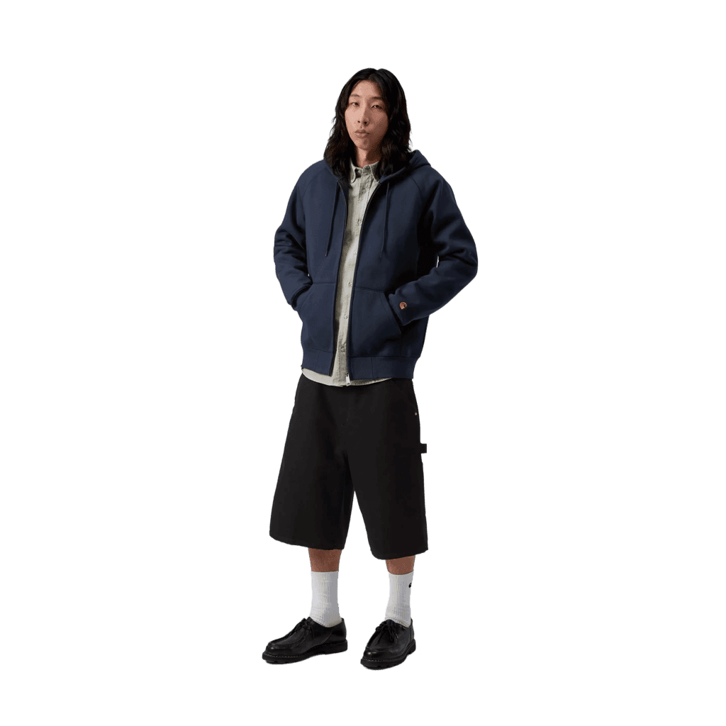 Felpa Carhartt Chase Jacket Navy - 5