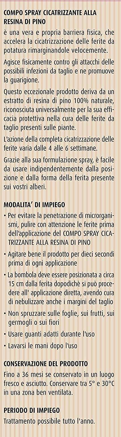 Cicatrizzante spray per innesti e potature da 300 ml per alberi e arbusti a base di resina di pino naturale - 3