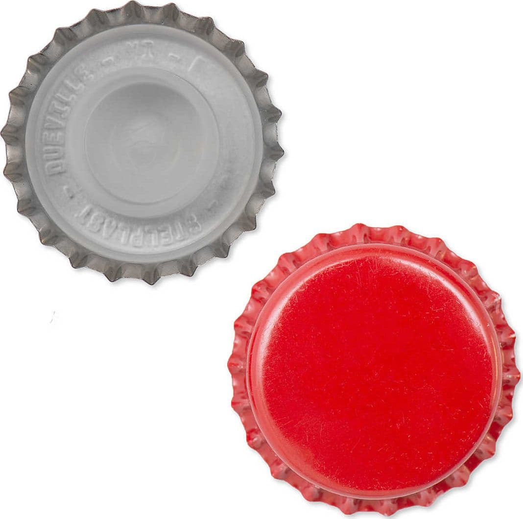 Tappo a corona per fermentazione Birra Ø 29 mm con sottotappo Bidoul lungo 200 pezzi - 2