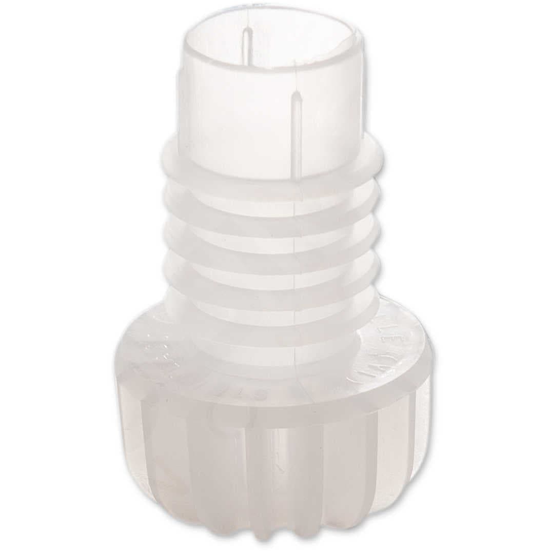 Tappi a fungo in plastica con 5 alette per bottiglie spumante e vino frizzante - 3