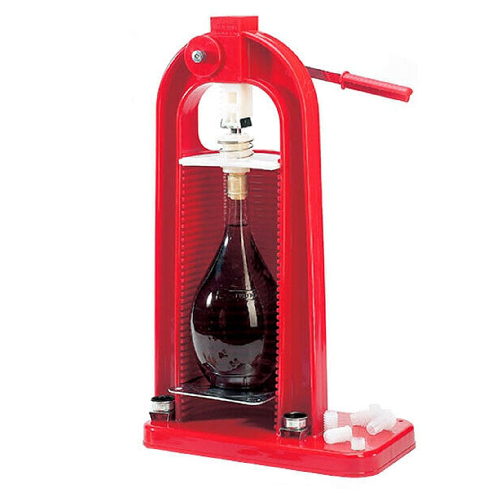 Turabottiglie "Crow and cork" tappatrice a cremagliera colonna per tappi corona ed in sughero - 2