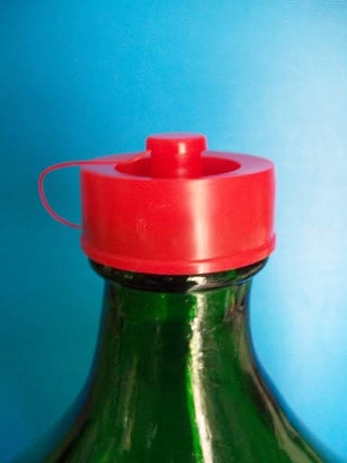 Tappi idraulici per damigiane a bocca stretta 54 lt in plastica alimentare 10 pezzi - 2
