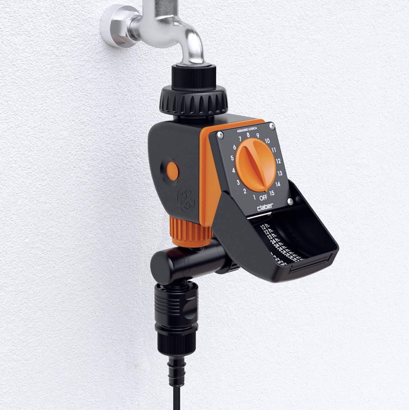 Ricambio ghiera-presa 3/4" per programmatori Aquauno e Aquadue con filtro "Claber" - 2