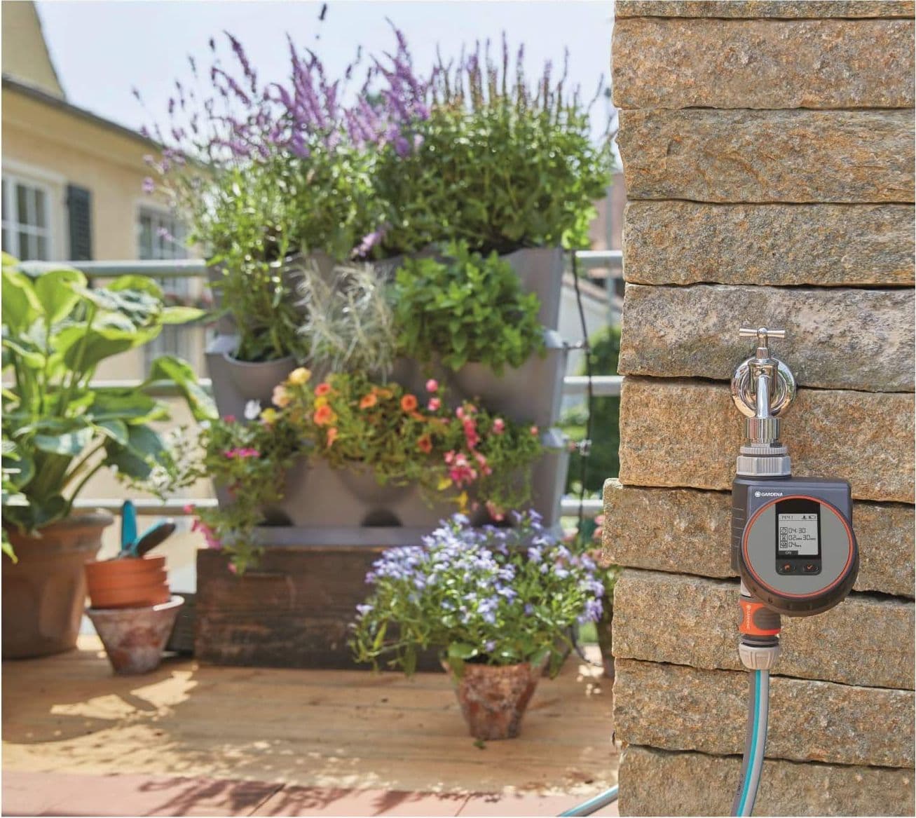 Centralina per irrigazione automatica "GARDENA Flex" con 14 programmazioni - 8
