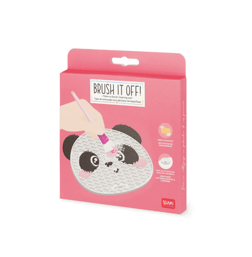 Legami - Beauty Tappetino Pulisci Pennelli da trucco - Brush it Off! Panda (PAD0001)