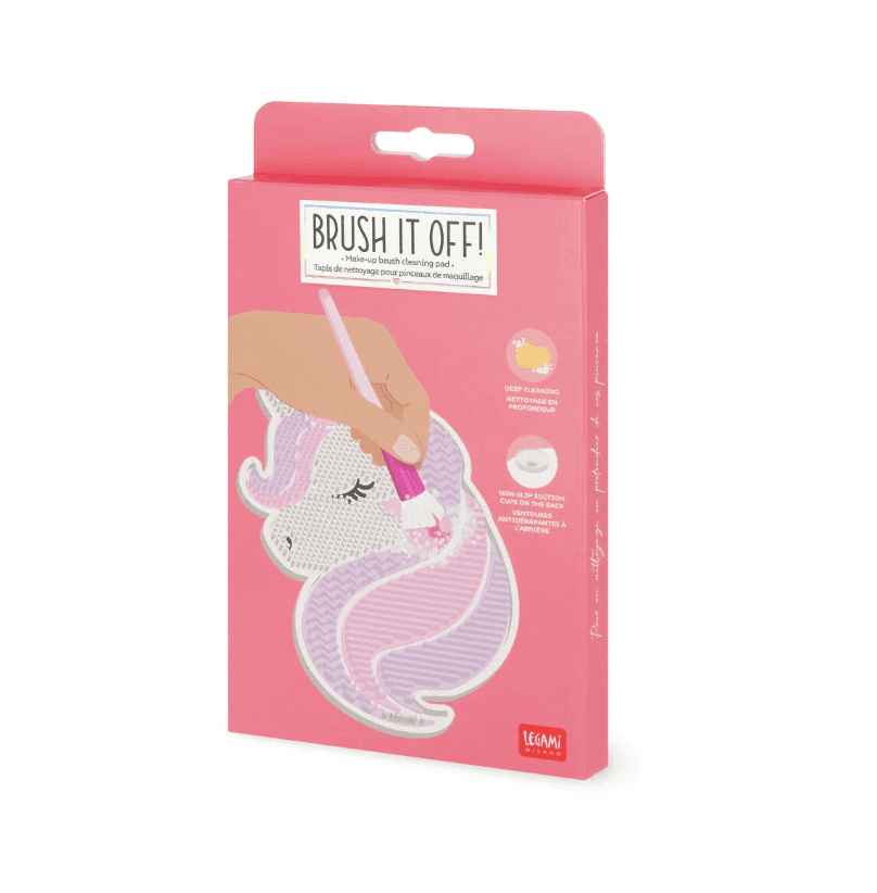 Legami - Beauty Tappetino Pulisci Pennelli da trucco - Brush it Off! Unicorn (PAD0002)