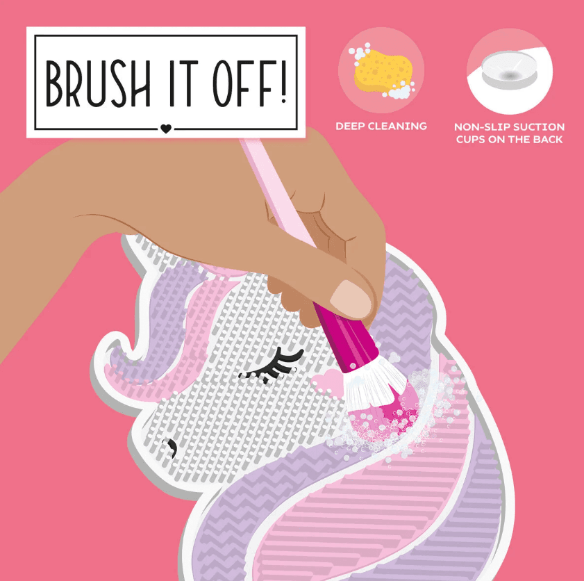 Legami - Beauty Tappetino Pulisci Pennelli da trucco - Brush it Off! Unicorn (PAD0002) - 5