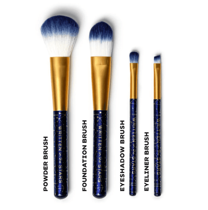 Legami - Beauty Set di 4 pennelli per il makeup a tema Stars - Oh My Glow! (VMUBS0001) - 2