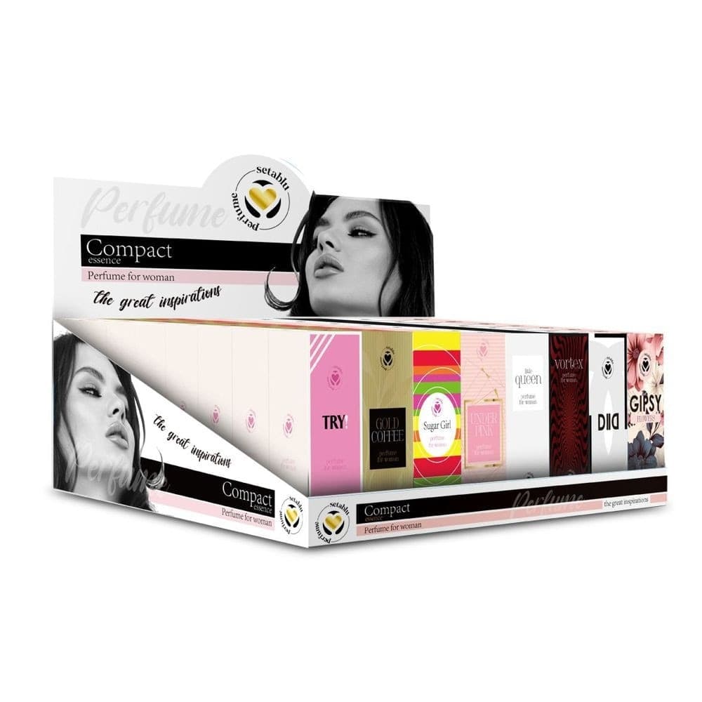 SET 48PZ PROFUMO CORPO PER DONNA DA 30ML COMPATTO MIX 8 FRAGRANZE ASSORTITE VAR.2 032688