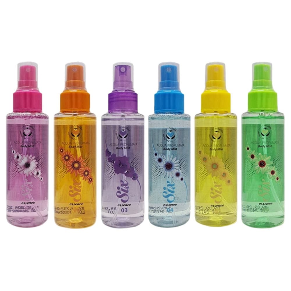 SET 24PZ ACQUA PROFUMATA CORPO 100ML 6 FRAGRANZE ASSORTITE SENSAZIONE DI FRESCHEZZA 032473 - 2