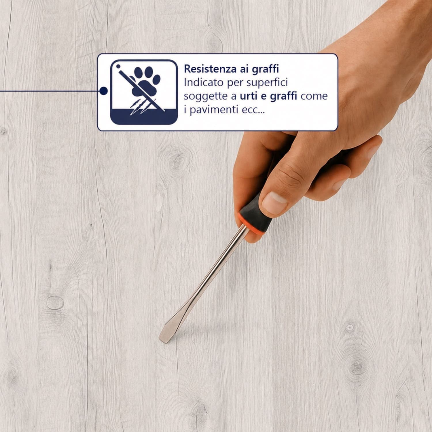 Pavimento Pvc Adesivo Effetto Legno - Listoni finto Parquet Laminato 18,4x121,9cm spessore 2.5mm pacchi da 2.47mq - 4