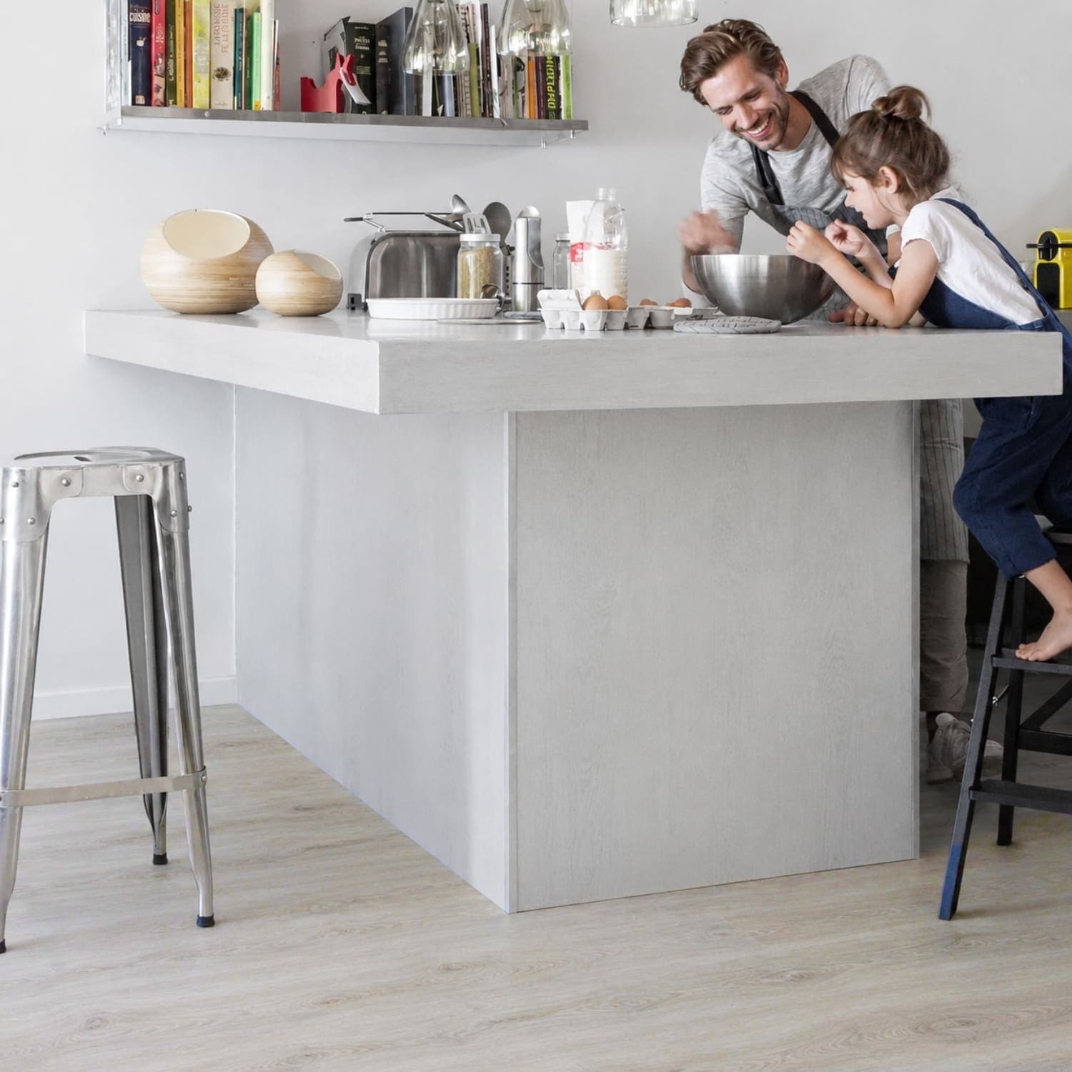 Pavimento Pvc Adesivo Effetto Legno - Listoni finto Parquet Laminato 18,4x121,9cm spessore 2.5mm pacchi da 2.47mq - 5