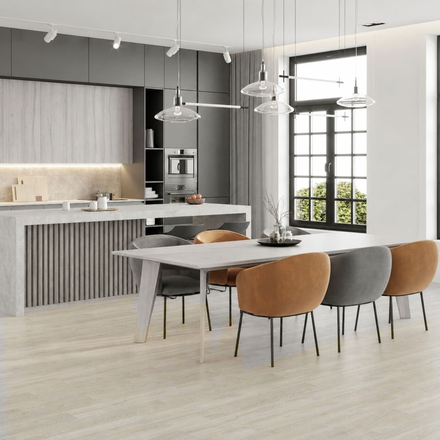 Pavimento Pvc Adesivo Effetto Legno - Listoni finto Parquet Laminato 18,4x121,9cm spessore 2.5mm pacchi da 2.47mq - 8