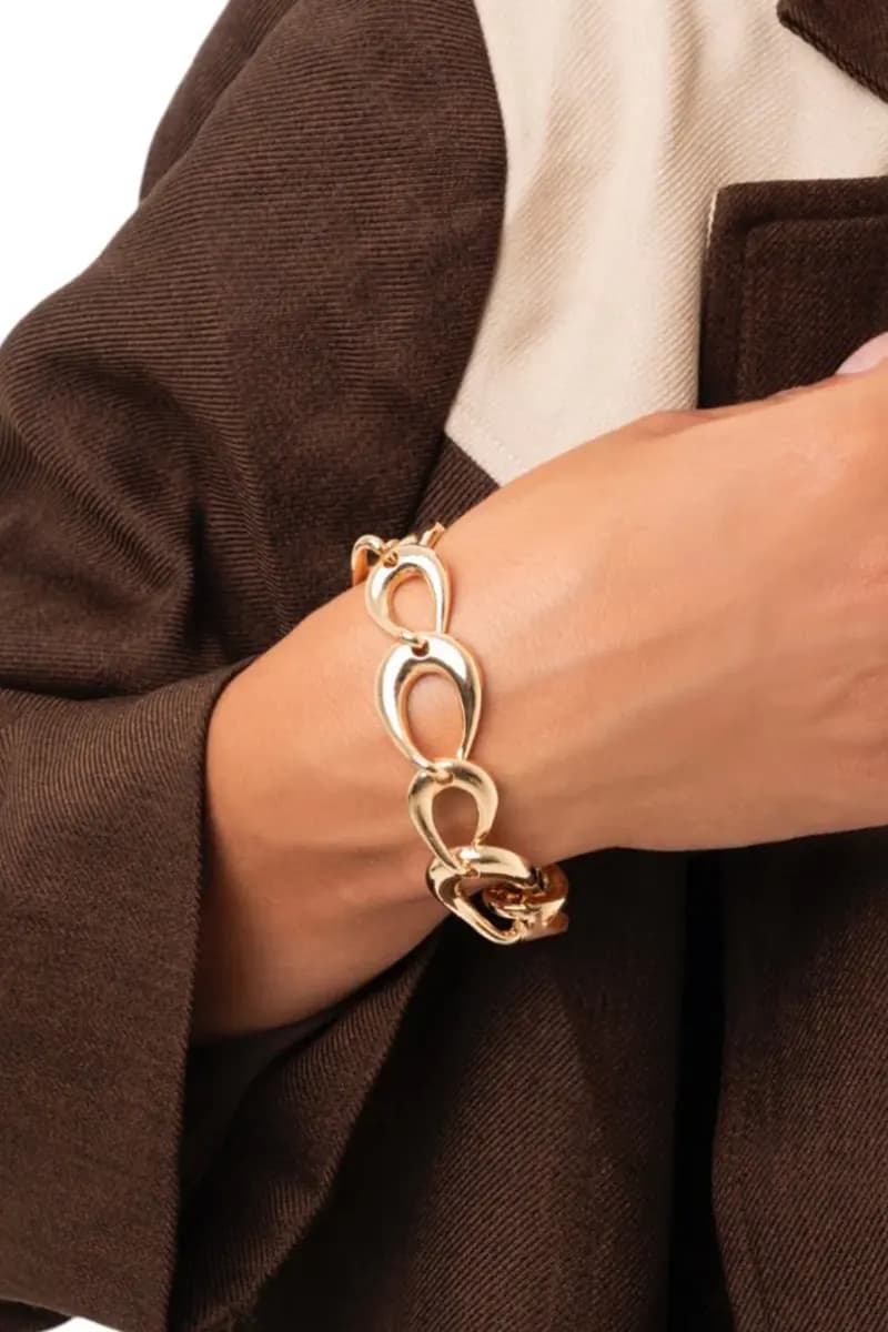 MYA ACCESSORIES | Bracciale a catena con maglia ovale - 3