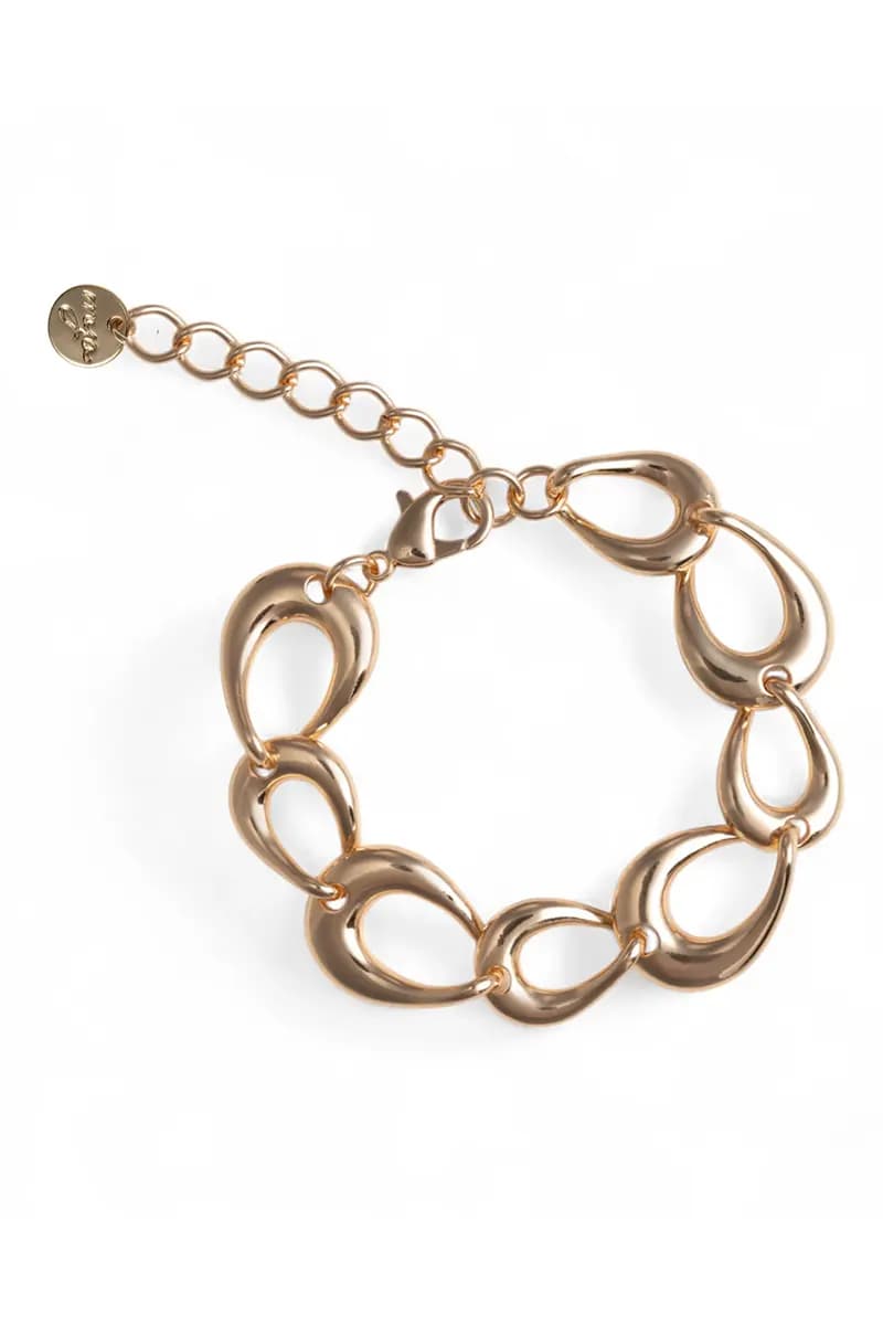 MYA ACCESSORIES | Bracciale a catena con maglia ovale - 2