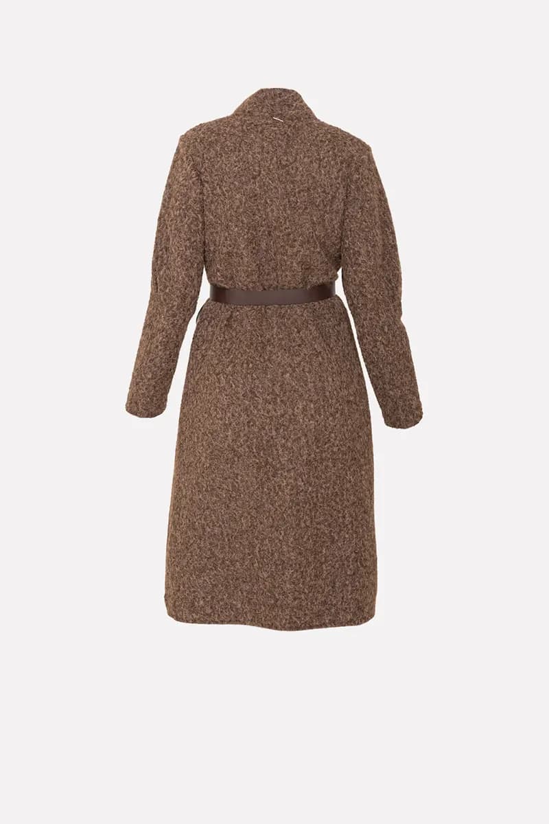 NO-NA' | Cappotto tre quarti con cintura - 2