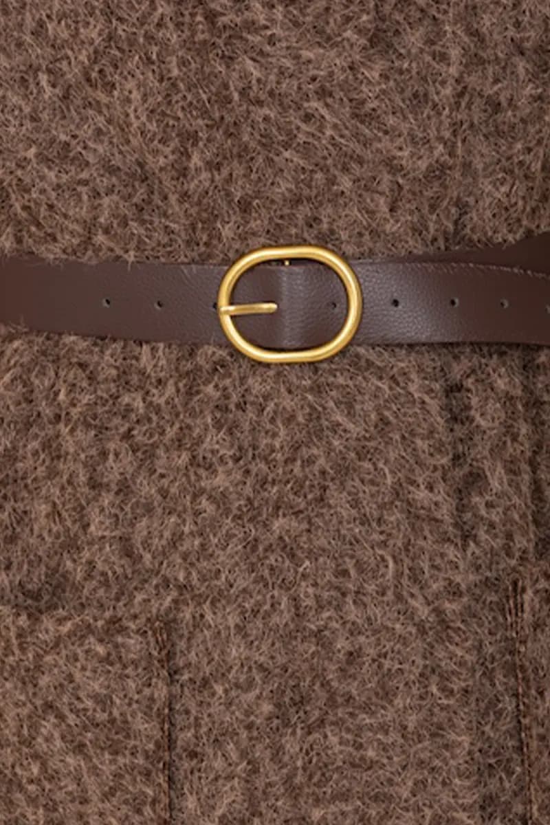 NO-NA' | Cappotto tre quarti con cintura - 3