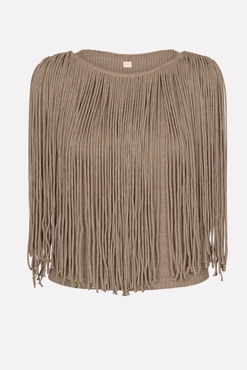 SISTE'S | Maglia con frange in misto lana - 2