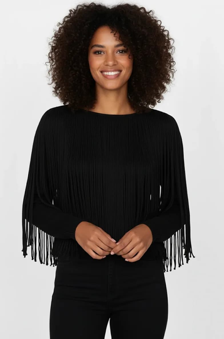 SISTE'S | Maglia con frange in misto lana - 5