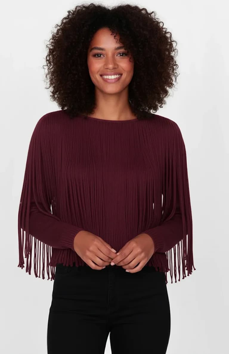 SISTE'S | Maglia con frange in misto lana - 6