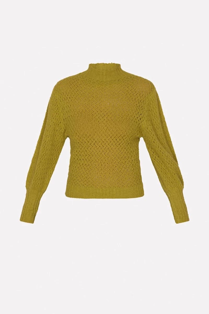 SISTE'S | Maglia lavorazione crochet in misto lana - 3