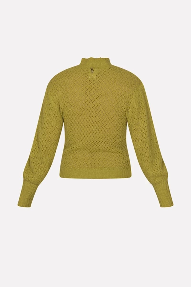 SISTE'S | Maglia lavorazione crochet in misto lana - 4
