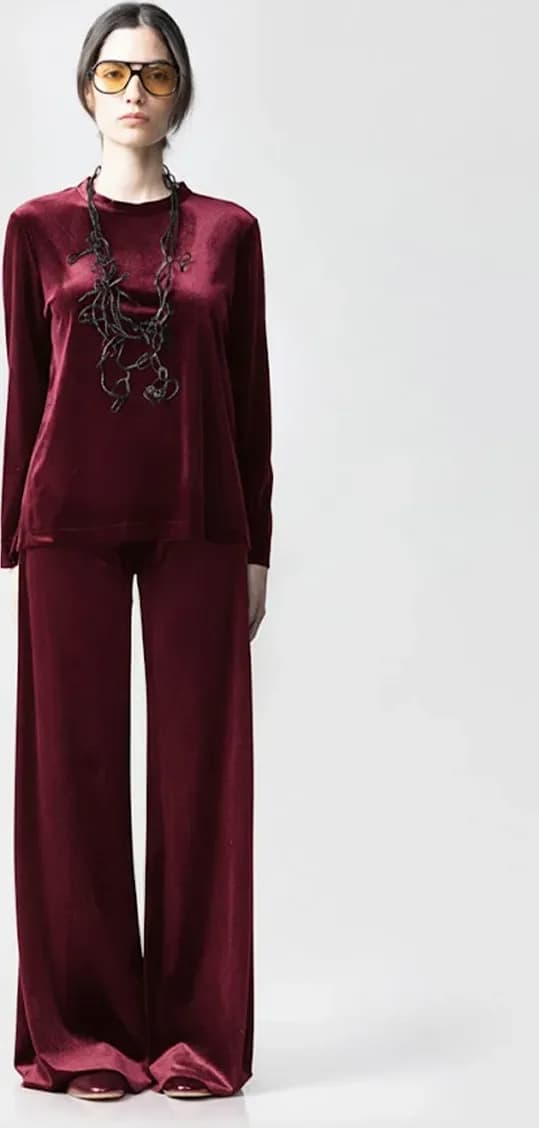 CHIARA B. | Maglia Pois in velluto - 4
