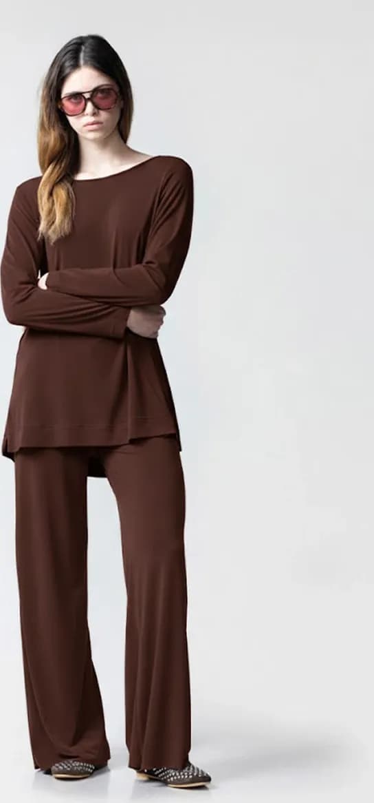 CHIARA B. | Maglia Marsala in maglia crepe - 3