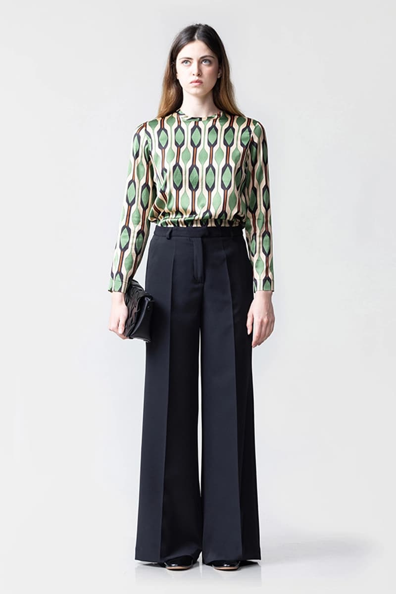 CHIARA B. | Blusa Melrose fantasia in raso - 3