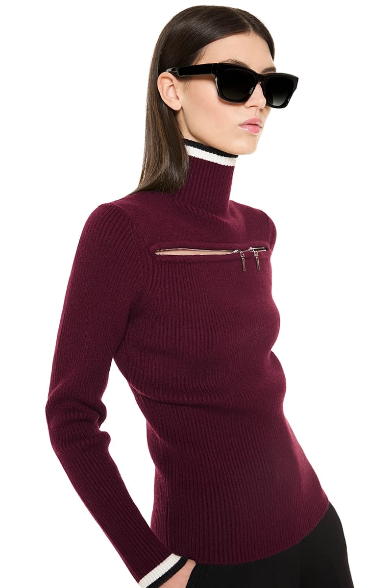 VERDISSIMA | Maglia lupetto a coste con zip - 4