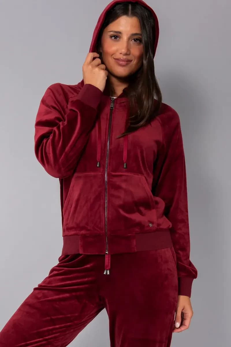 VERDISSIMA | Felpa ciniglia con zip e cappuccio - 21