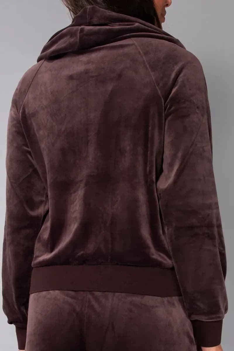 VERDISSIMA | Felpa ciniglia con zip e cappuccio - 2