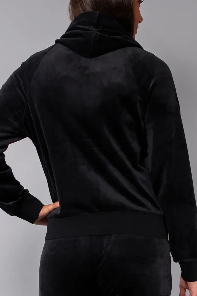 VERDISSIMA | Felpa ciniglia con zip e cappuccio - 11