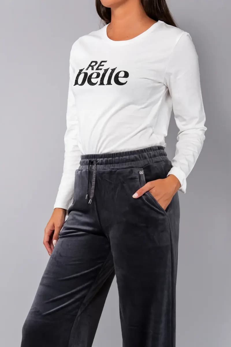 VERDISSIMA | Pantalone largo ciniglia con tasche - 21