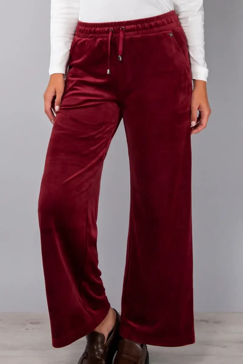 VERDISSIMA | Pantalone largo ciniglia con tasche - 13