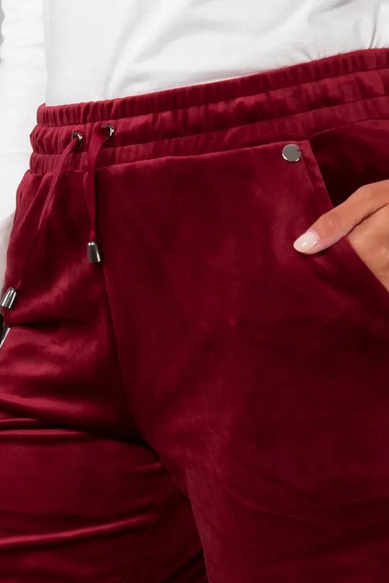 VERDISSIMA | Pantalone largo ciniglia con tasche - 15