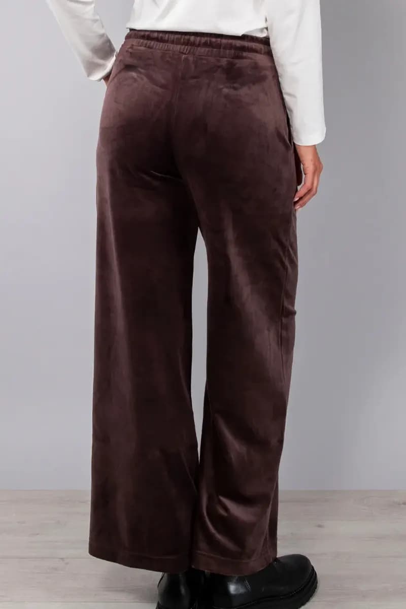 VERDISSIMA | Pantalone largo ciniglia con tasche - 17