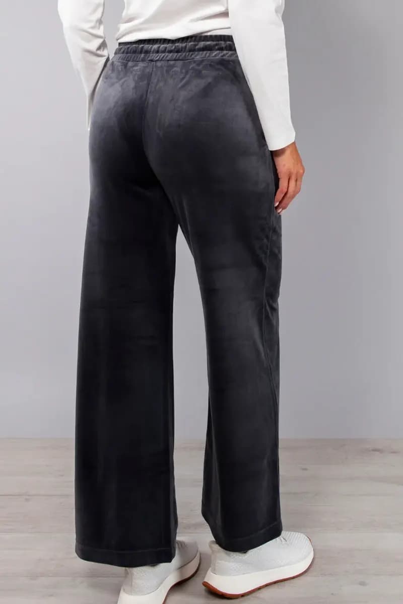 VERDISSIMA | Pantalone largo ciniglia con tasche - 7