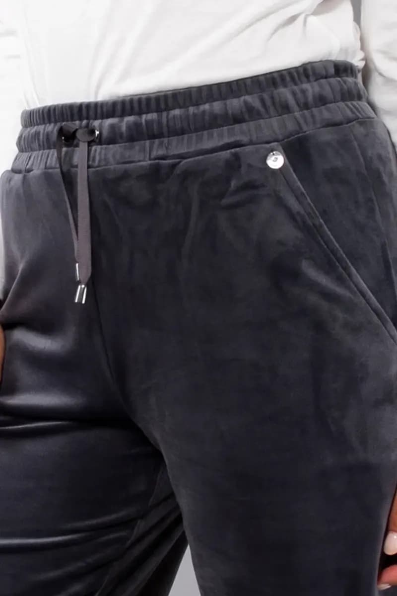 VERDISSIMA | Pantalone largo ciniglia con tasche - 10