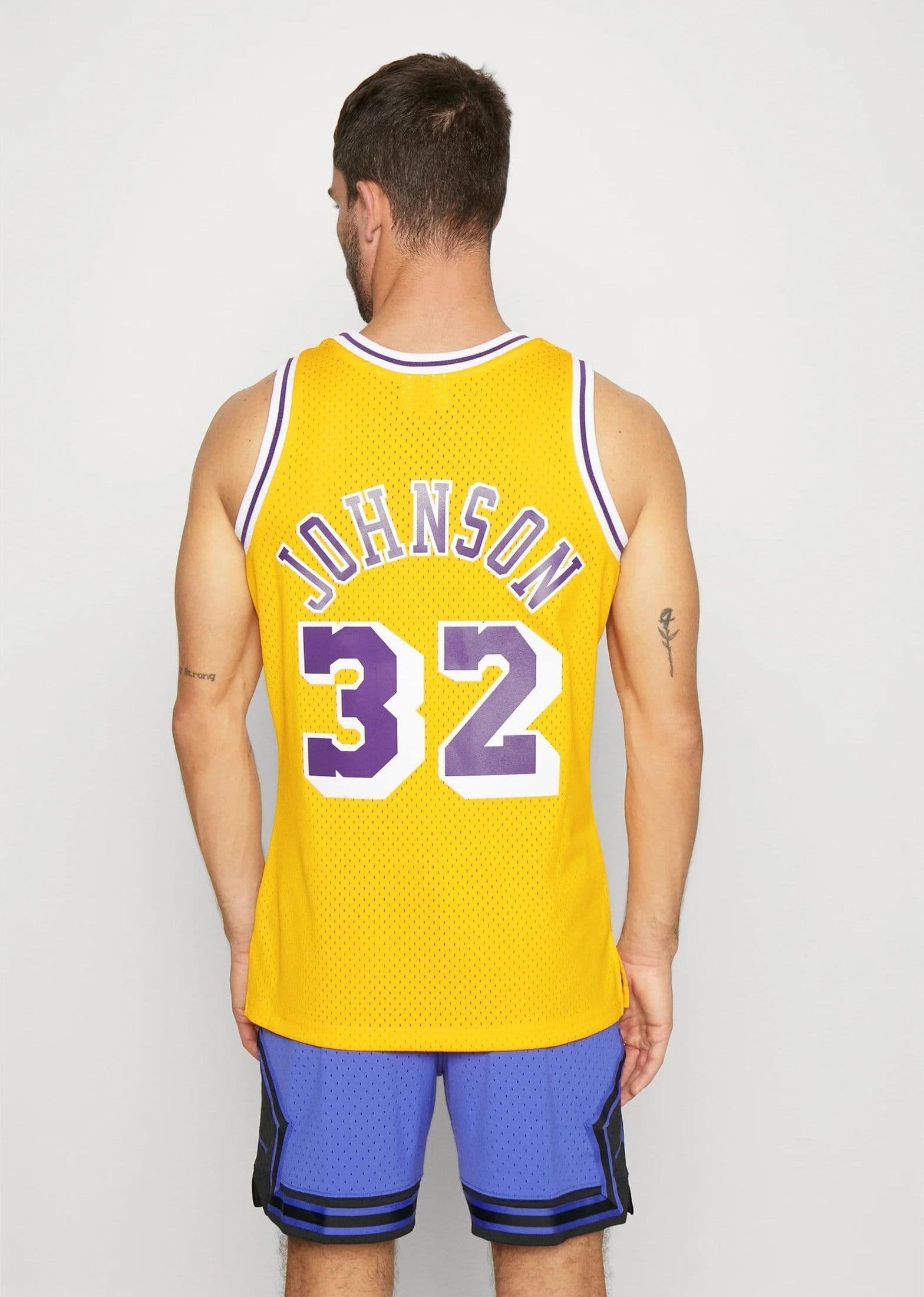 Tank Top Mitchell & Ness Swingman Jersey LA Lakers '84 Magic Jhonson gold - 4