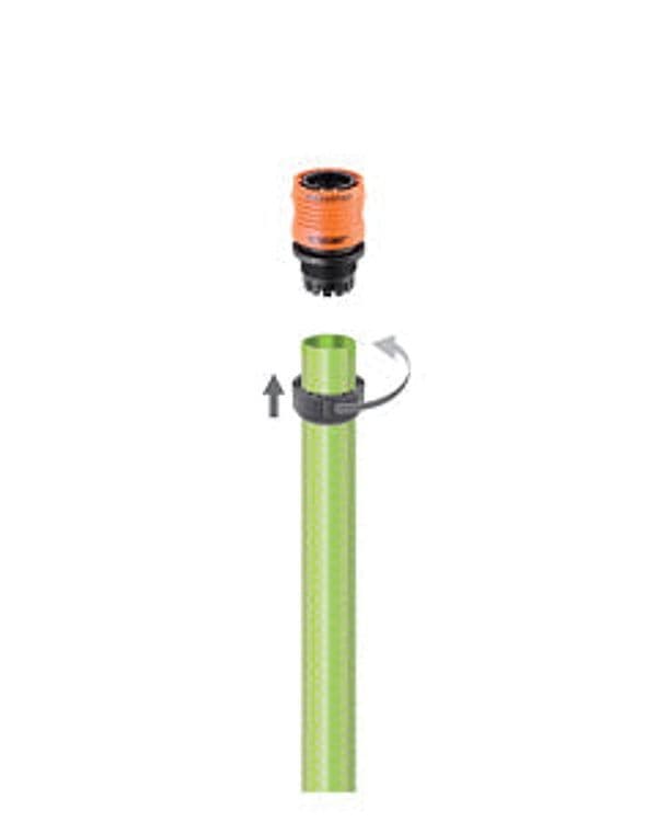 Raccordo automatico rapido aquastop con stringitubo per irrigazione e giardinaggio - 4