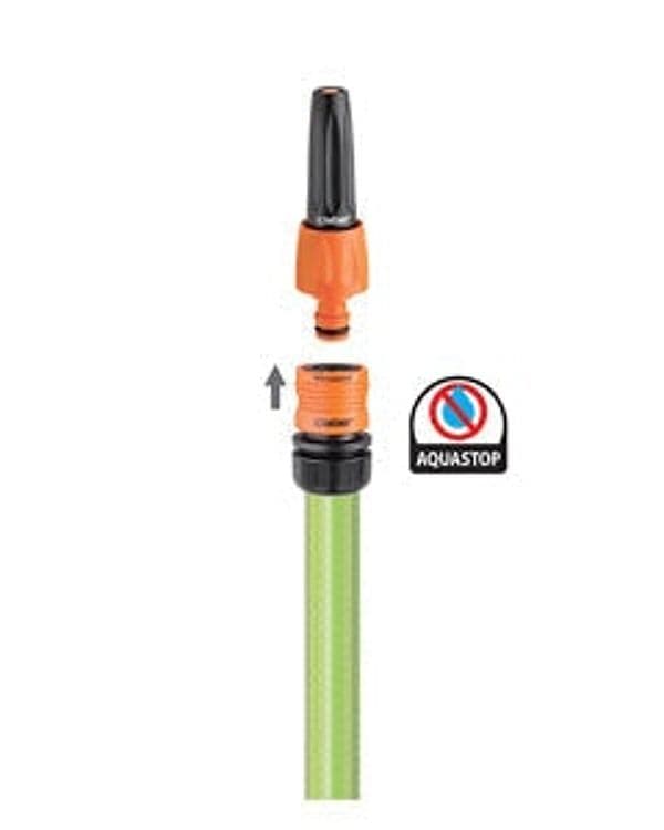 Raccordo automatico rapido aquastop con stringitubo per irrigazione e giardinaggio - 5