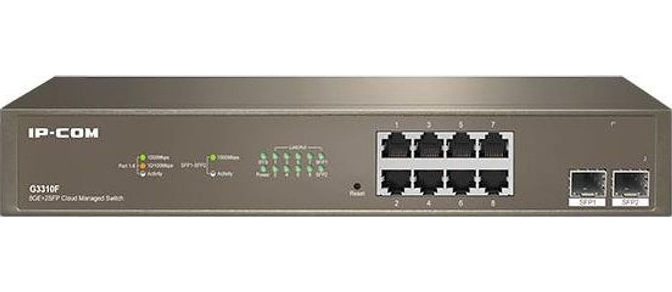 Switch Cloud Managed 8 port GE + 2 SFP - G3310F