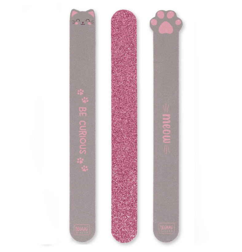 Legami - Beauty Set di 3 Lime per Unghie a tema Gattino (NFS0004) - 2