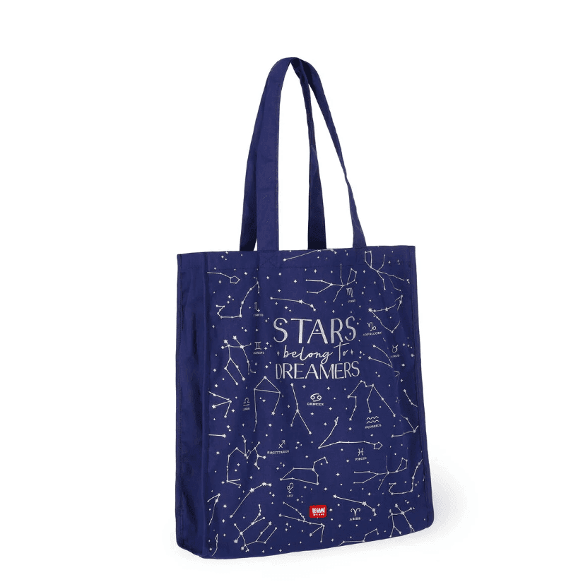 Legami -  Borsa in Cotone a tema Stelle (CBAG0007) - 3