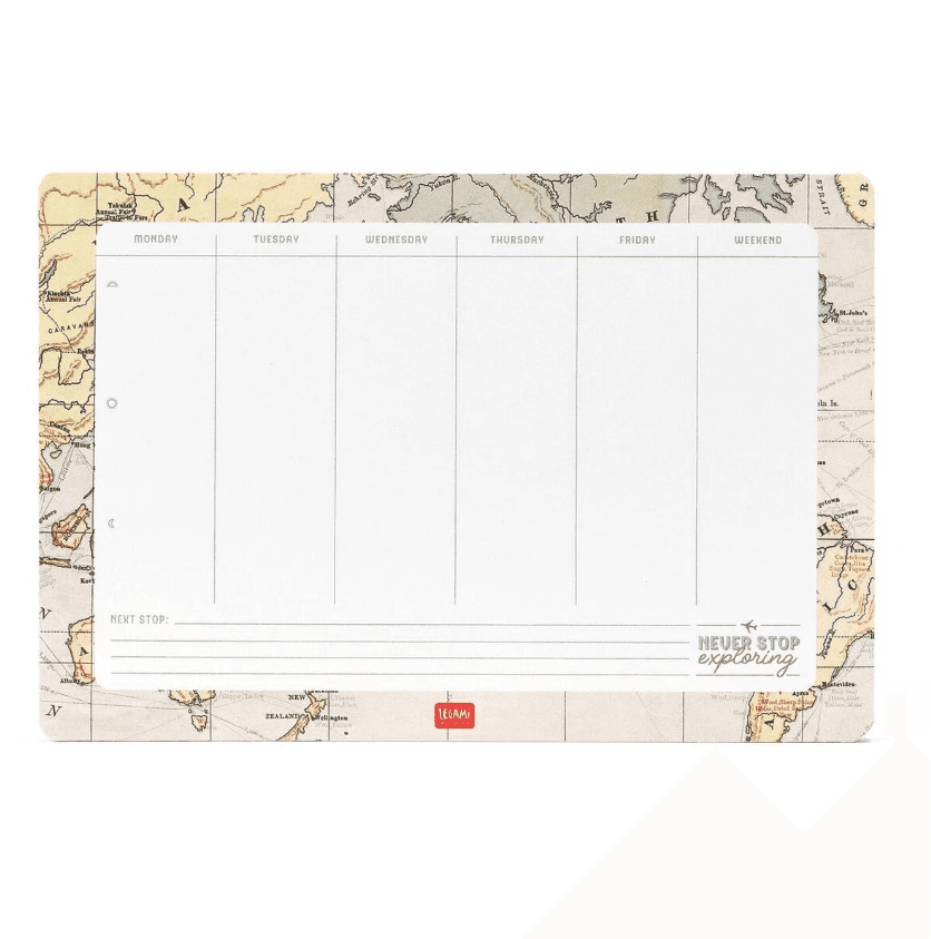 Legami - Tappetino per il Mouse in Carta con Block Notes Travel (SMANT0015)