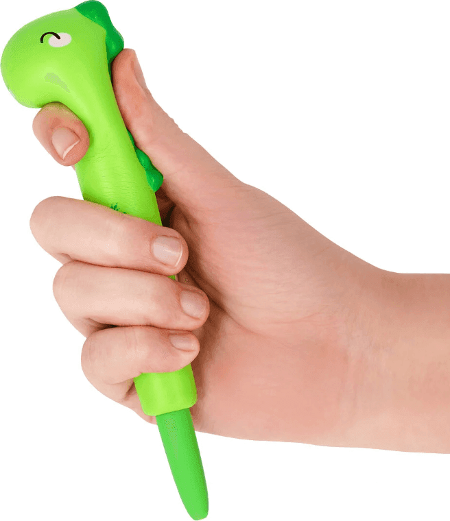 Legami - Penna Gel Antistress - Squeezies - Dino con inchiostro blu (SQP0002) - 4