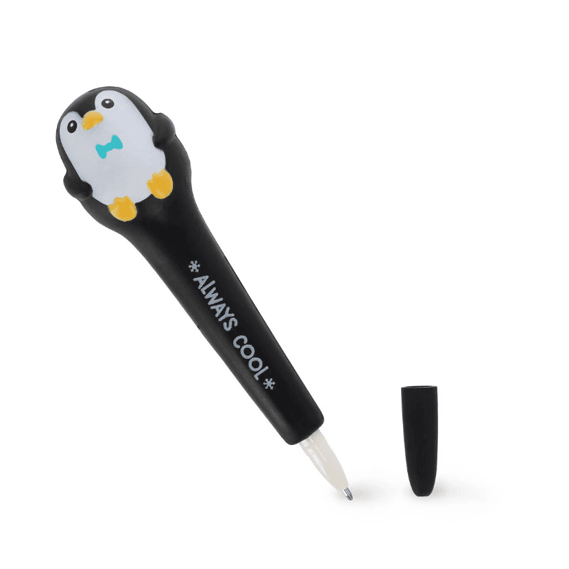 Legami - Penna Gel Antistress - Squeezies - Pinguino con inchiostro Nero (SQP0004) - 2